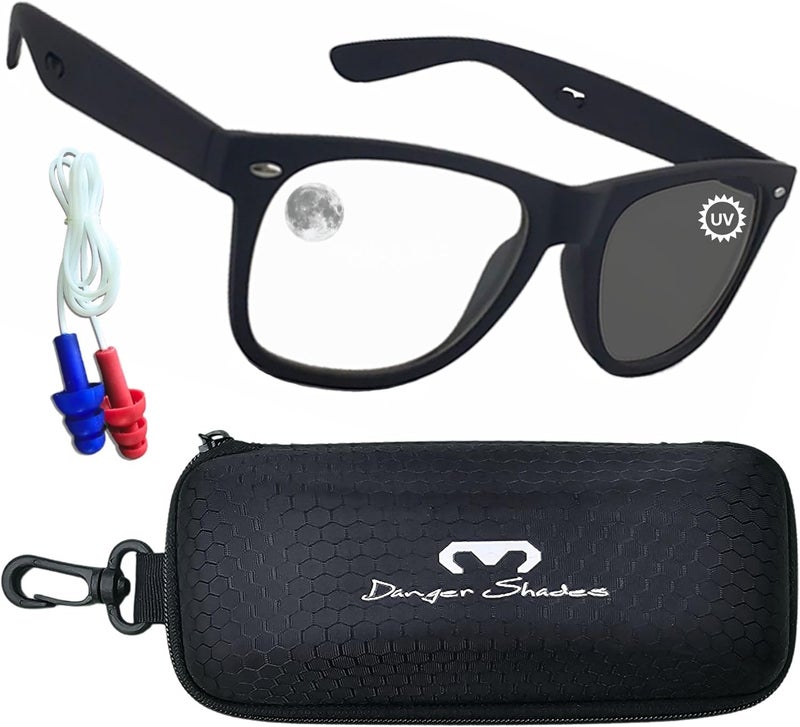 EJ The Main Street Original Clear-to-Grey Auto-Tint Motorcycle Glasses - Image 1