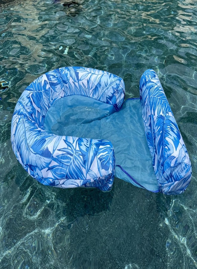 uniforu 2 Pack Pool Floats Adult, Pool Lounger Float Raft Floating Chair with Leg-Rest, Adult Pool Float Chair for Swimming Pool, Beach, Lake - Image 4