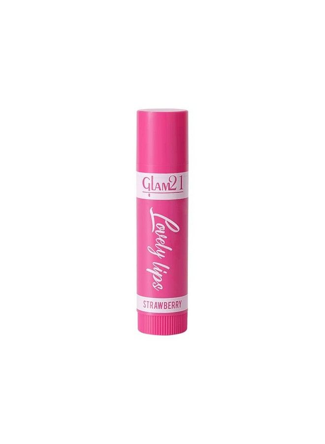 Glam 21 Glam21 Moisturizing Lip Balm;Fruit Extract & Infused Active Ingredients;16 Hour Water Locking Formula;Strawberry2.5Gm - Image 1