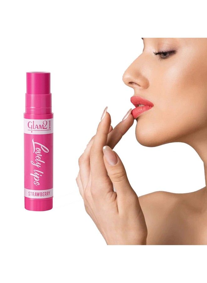 Glam 21 Glam21 Moisturizing Lip Balm;Fruit Extract & Infused Active Ingredients;16 Hour Water Locking Formula;Strawberry2.5Gm - Image 5