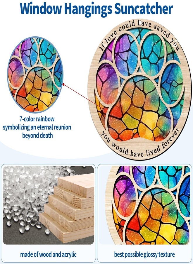Waltool Pet Memorial Shadow Box with Clay Paw Print Impression Kit, Paw Ornament Loss of Pet Sympathy Gift, Picture Frame Pet Urns for Dogs Cats Ashes Keepsake - Image 4