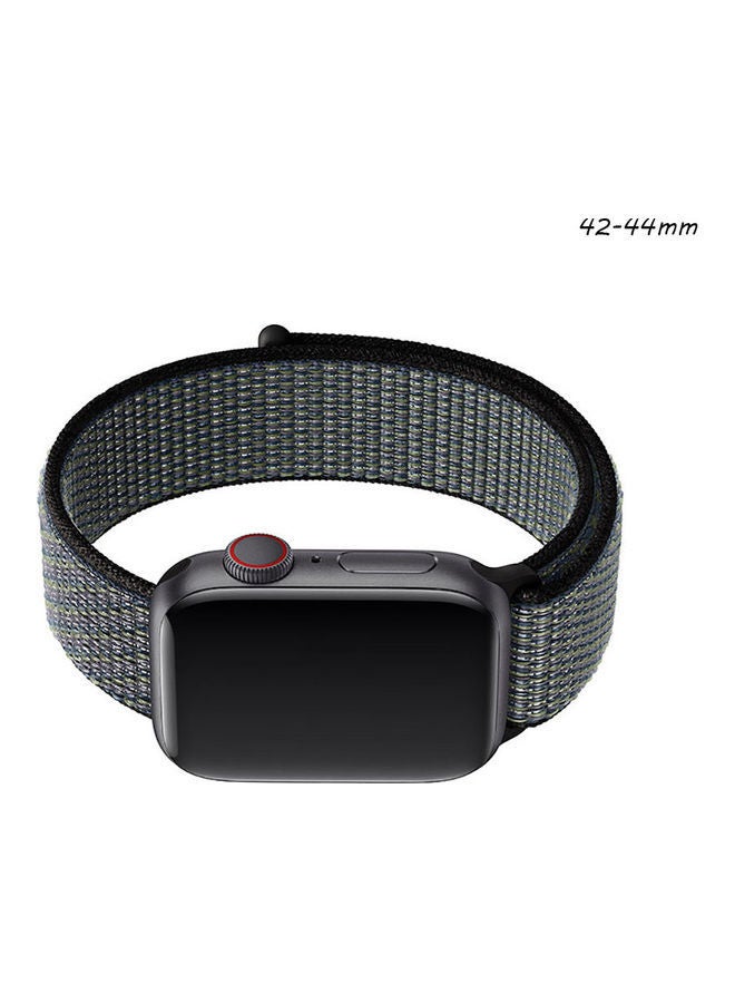 NIBEMINENT Replacement Band For Apple Watch Series 1/2/3/4/5/6/SE Grey/Black - Image 3