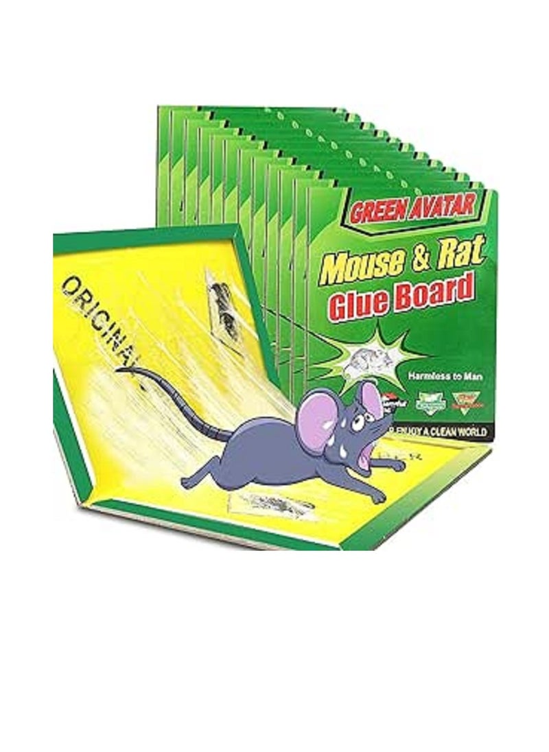 Generic Mouse And Rat Glue Board Green/Yellow 21x1x16centimeter  - Image 1