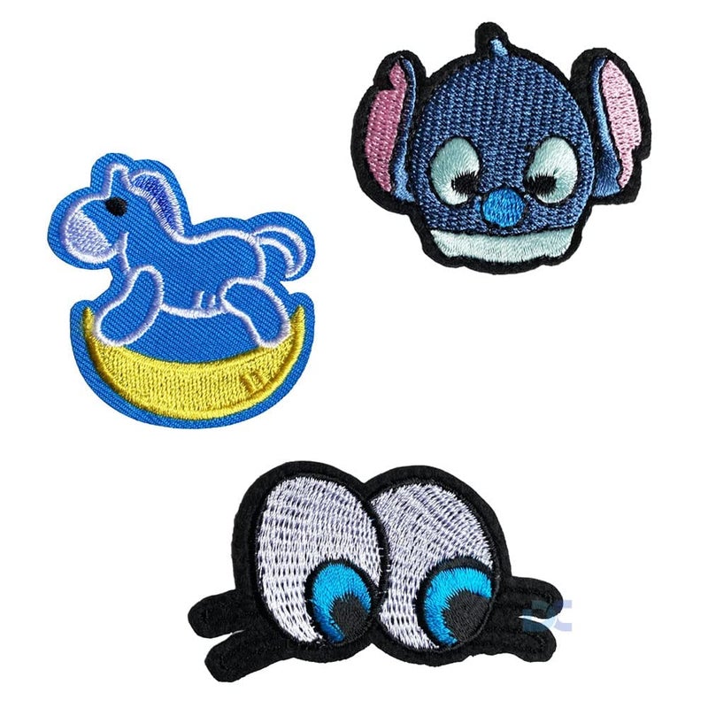 Daily Crafts Daily Crafts Multicolored Pack of 10 Embroidery Decorative Patches Iron on Repair Patches for Jackets Jeans Bags Etc  - Image 5