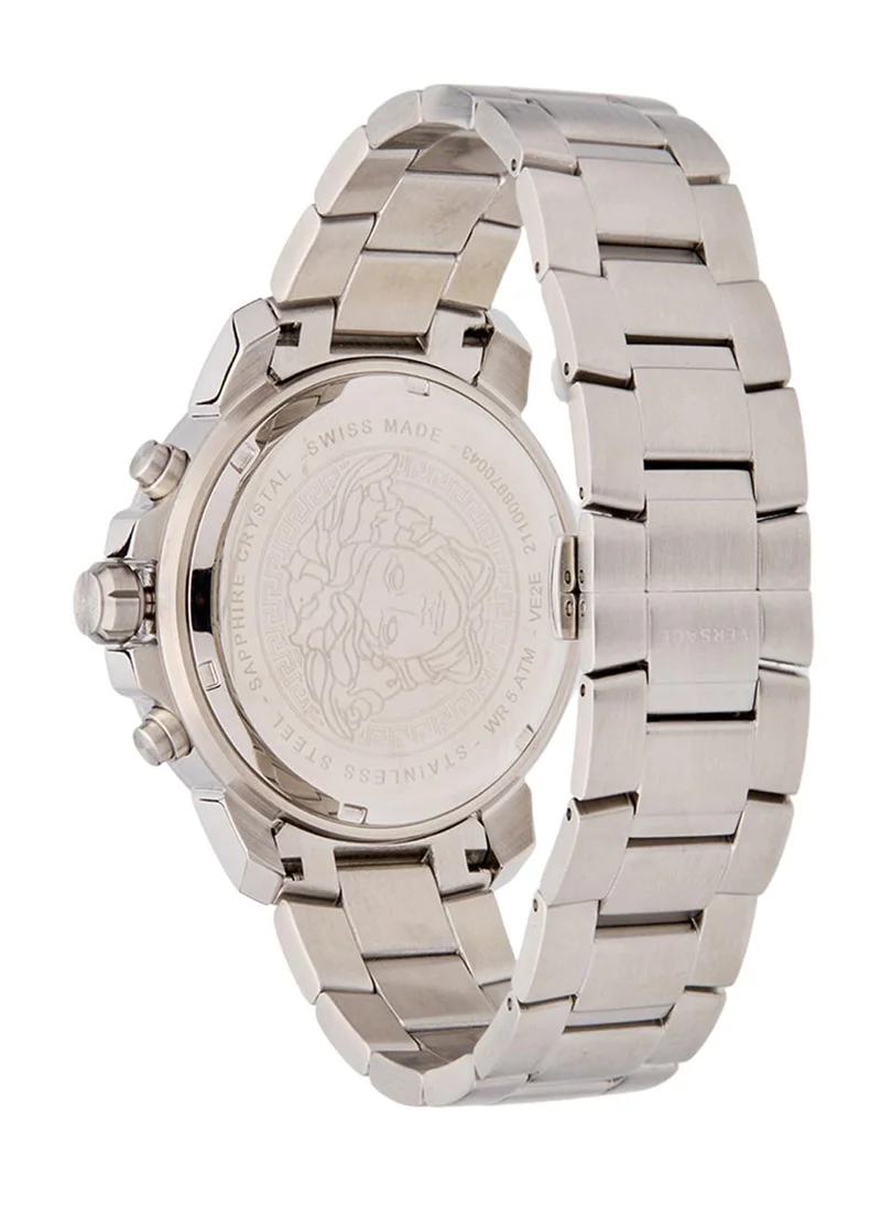 VERSACE Chronograph Quartz Silver Dial Watch