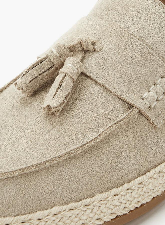 Peppermint Men Tassel Trim Espadrille Loafers - Image 4
