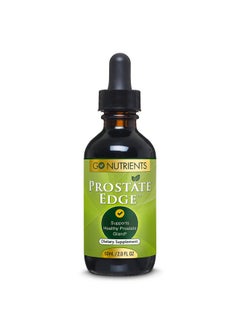 Prostate Edge Prostate Supplement For Men With Pygeum And Saw Palmetto Extract Plus Stinging Nettle Hydrangea Root Turmeric Root Kelp Olive Leaf 2 Oz Liquid Drops Made In Usa