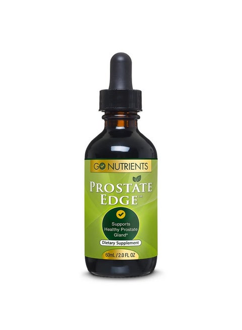 Prostate Edge Prostate Supplement For Men With Pygeum And Saw Palmetto Extract Plus Stinging Nettle Hydrangea Root Turmeric Root Kelp Olive Leaf 2 Oz Liquid Drops Made In Usa