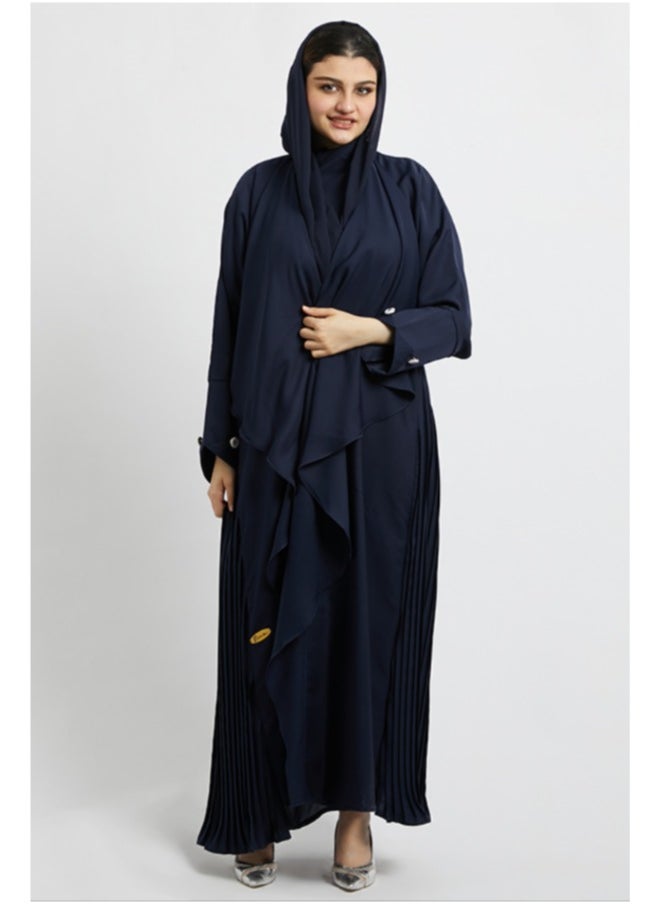 Evva Evva Luxury Saudi Abaya for Women – Elegant Open Front Modest Wear in Premium Fabric – Ideal for Ramadan, Eid, and Everyday Elegance  - Image 4