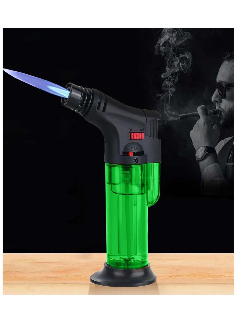 Butane Torch Lighter Set, 3-Pack Refillable Jet Flame, Windproof with Safety Lock, Multi-Purpose for Candles, Fireplaces, Grill and Camping|Kitchen Blow Torch(Assorted Colors)(Gas Not Included)) - Image 5
