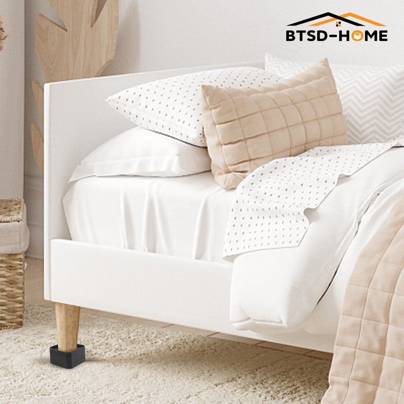 BTSD-home Bed Risers 1.5 or 3 inch Adjustable Furniture Heavy Duty for Couch Desk Sofa Table 4pack - Image 4