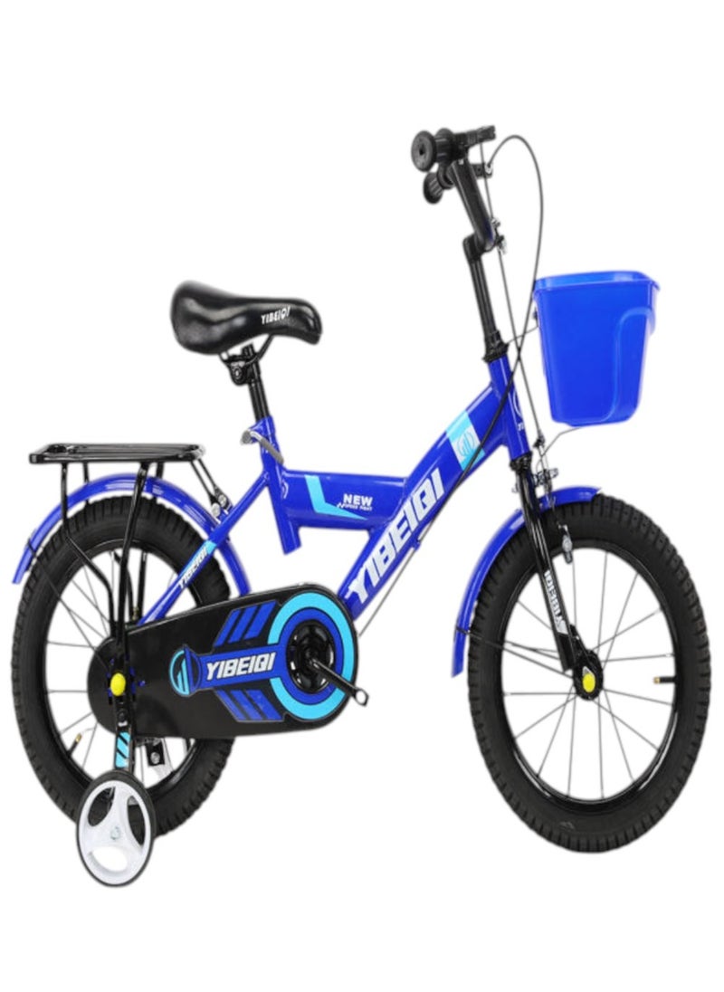 Toy Box - Children's Bicycles 14 inch Carbon Steel Frame, Wear-resistant Tires, Adjustable Seat, Smooth Bearings, Safe and Stable, Responsive Dual Brakes Perfect for Kids' Cycling Adventures for 3-6 years old - Image 1