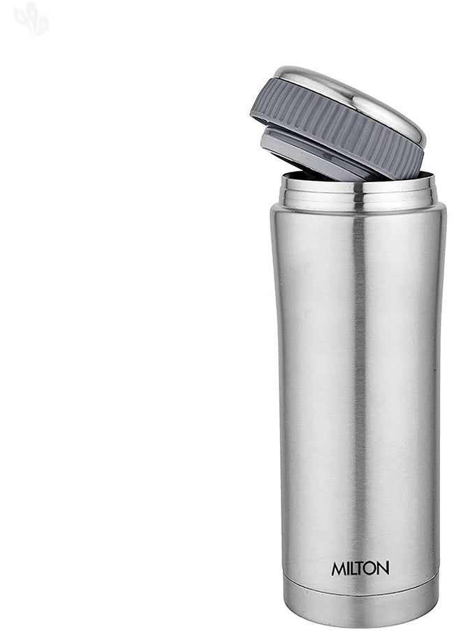Milton - Optima Stainless Silver Flask 460 ML - Image 1