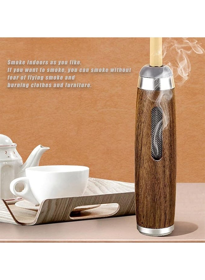 Car  Portable Auto Ashtray, Reusable Windproof Mini Cigarette Holder, Suitable for Regular and King Size Cigarettes - Image 3