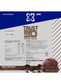 USN Trust Protein Fuel 50 Chocolate 500ml Pack Of 6  - Image 4