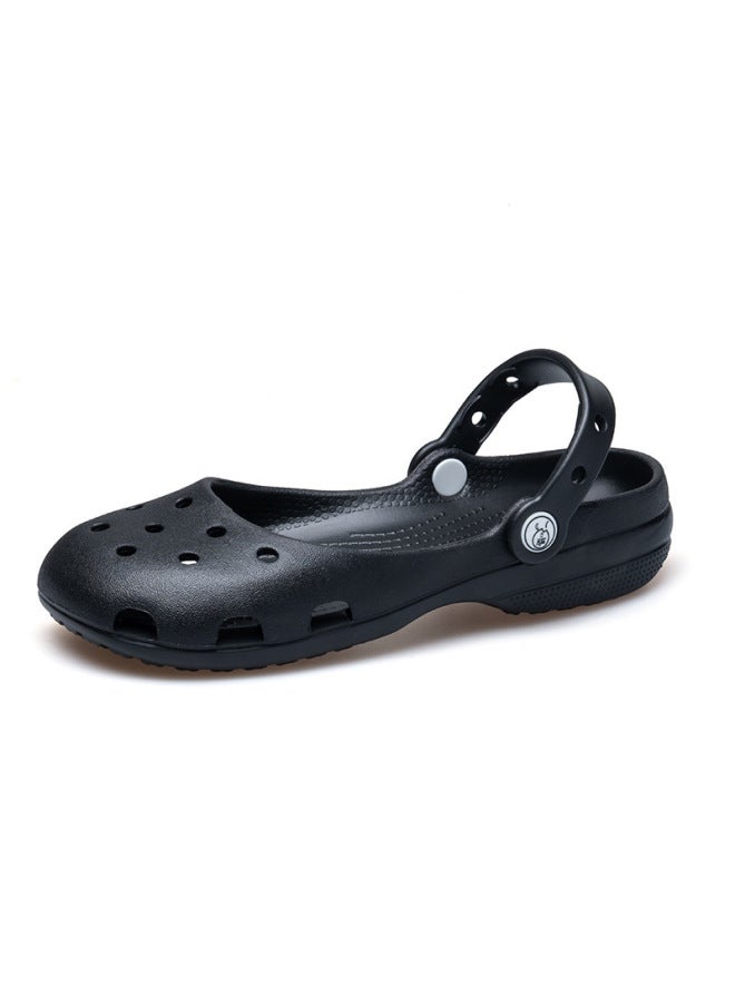 Operating Room Nurse Ballet Clog Shoes Women Summer New Style Closed-toe Beach Shoes Anti-slip Wear-resistant Breathable Lightweight Shoes