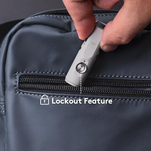 RovyVon A3 Gen 4 Keychain Flashlight- Super Bright 650 Lumens, USB C Rechargeable EDC Flashlight Water-Resistant, Lightweight- Ideal for Everyday Carry, Camping, Hiking, Emergency (Mao White) - Image 4