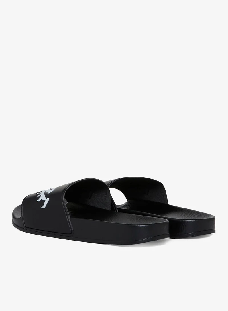 BHYPE SOCIETY  BHYPE SOCIETY - BHS L.A LOGOS BLACK SANDALS  | Best Price UAE