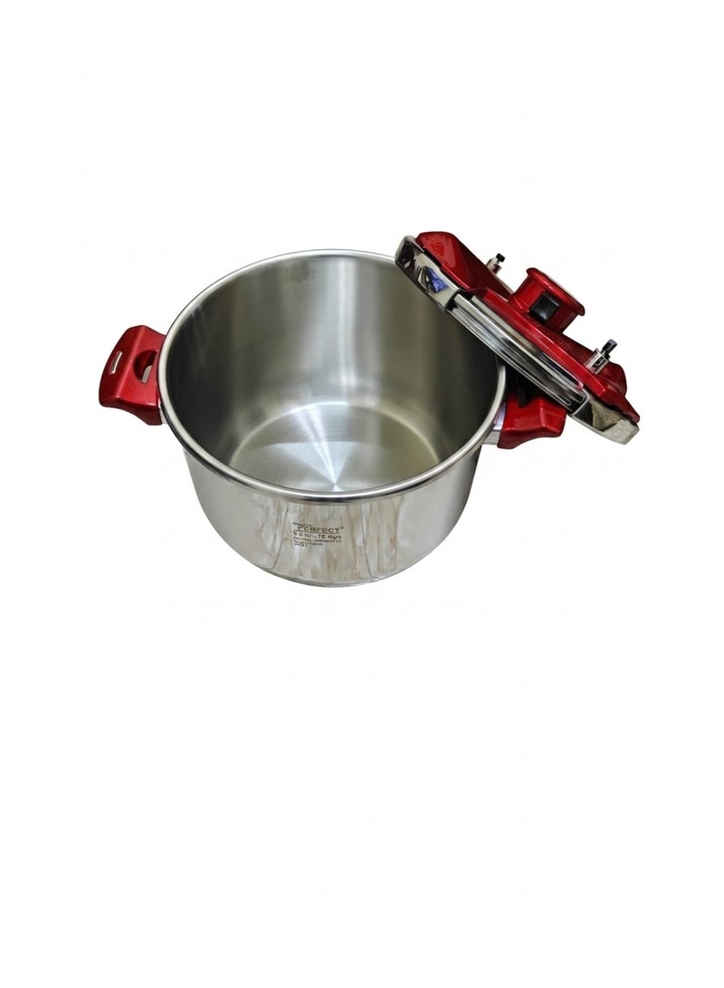 Home Perfect 9-liter pressure cooker, made of 304 stainless steel, Turkish made - Image 2