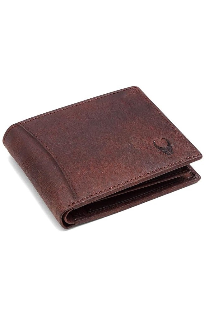 WildHorn Brown Leather Men's Wallet (WH1173) (Brown Crackle 1) - Image 1