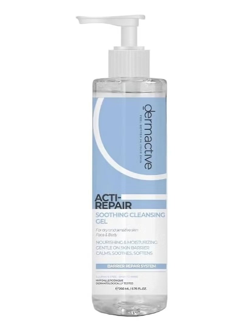 Dermactive ACTI-REPAIR SOOTHING CLEANSING GEL 200ML