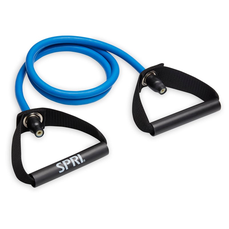 SPRI Xertube Resistance Bands with Handles â€“ All Exercise Cords Sold Separately with Home Gym Workout Fitness Door Anchor Attachment Option - Image 1