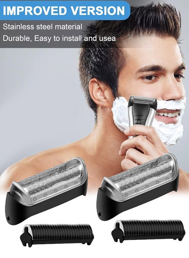 2 مجموعة من رؤوس الحلاقة البديلة، متوافقة مع ماكينة الحلاقة Braun 10B - Image 1