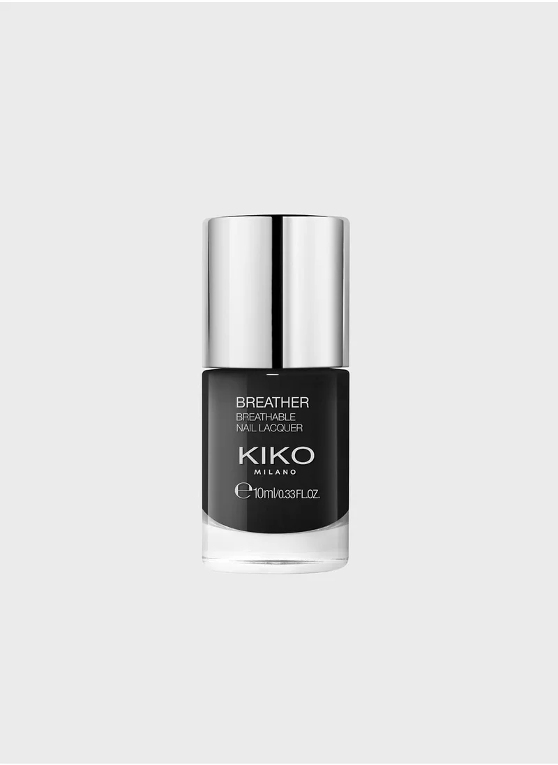KIKO MILANO Breather Nail Lacquer - Black