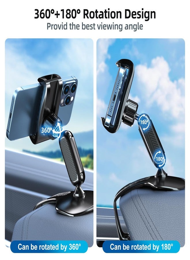 fonken Universal 360 Dashboard Cell Phone Holder, Upgrade Clip Car Phone Holder Mount for Dashboard 360 Degree Rotation Dash Board Phone Mount Fit for iPhone,Samsung,Google,Nokia, 4 to 7" Smartphones - Image 3
