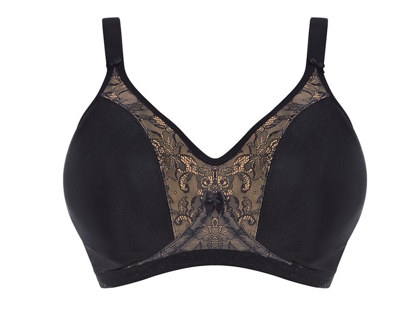 GODDESS Women's Plus-Size Yvette Banded Underwired Bra, Black, 52DD - Image 4