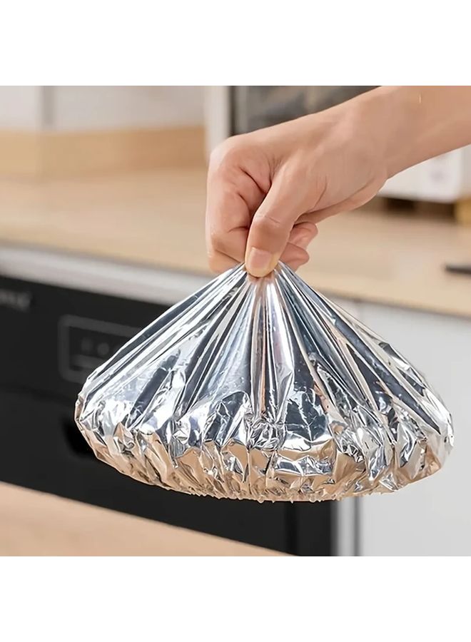 5pcs Food Grade Reusable Aluminum Foil Lid For Bowl Plate Tabletop Warmer Kitchen Keep Warm Fresh Dustproof - Image 3