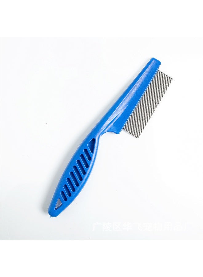 مشط القمل، مشط ذو أسنان دقيقة من الفولاذ المقاوم للصدأ، مشط احترافي لإزالة قمل الرأس للأطفال والكبار والكلاب الأليفة والشعر الطويل/القصير - Image 1