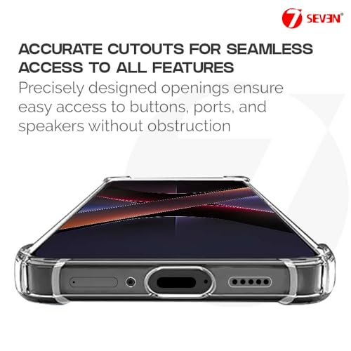 7-Seven 7SEVEN® Back Cover for Poco X7 5G Transparent Mobile Back Case Shock Proof Design Camera Edges Protection Crystal Clear Phone Case Silicon Soft TPU and Flexible Bumper Phone Cover - Image 5
