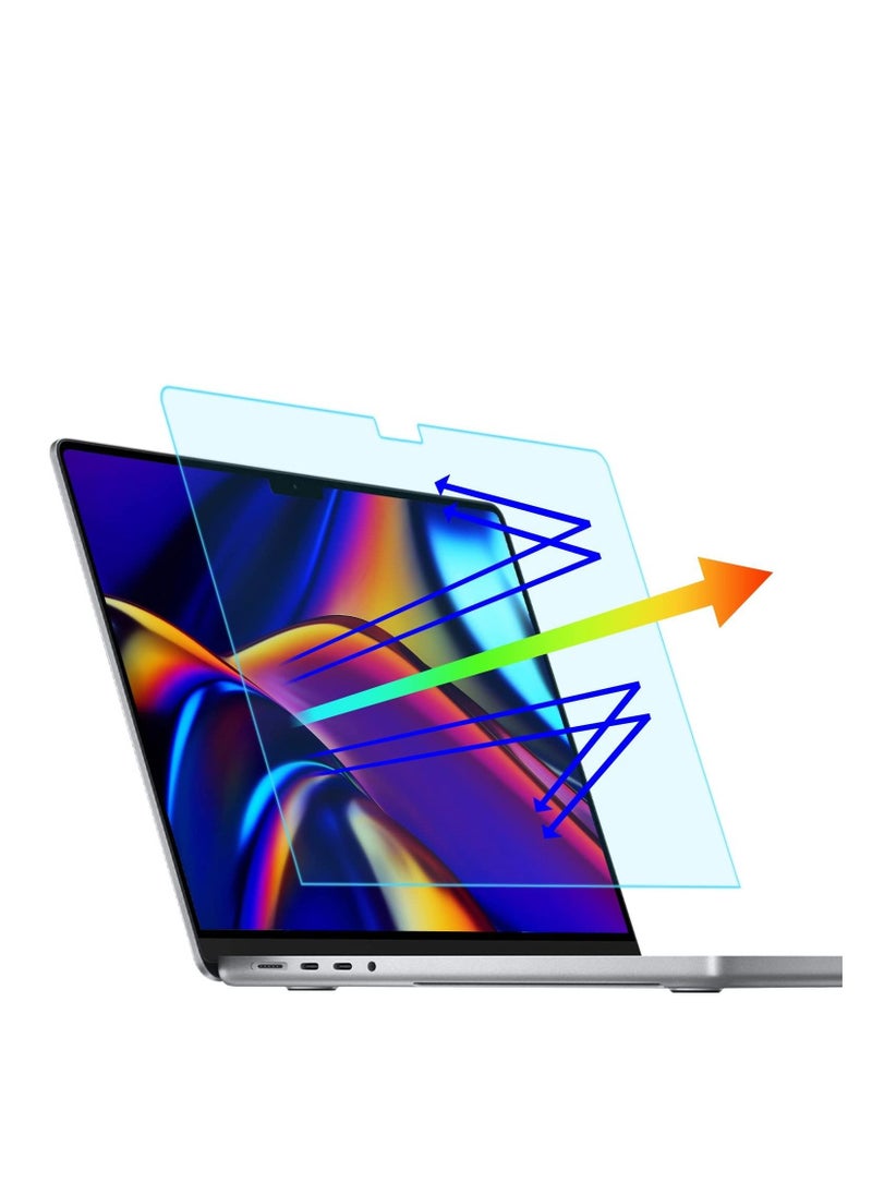 1Pack Anti Blue Light and Glare Filter Screen Protector for MacBook Pro 13 inch(2021-2016) & MacBook Air 13(2021-2018) Shield Blocker Screen Cover with Apple M1 Chip