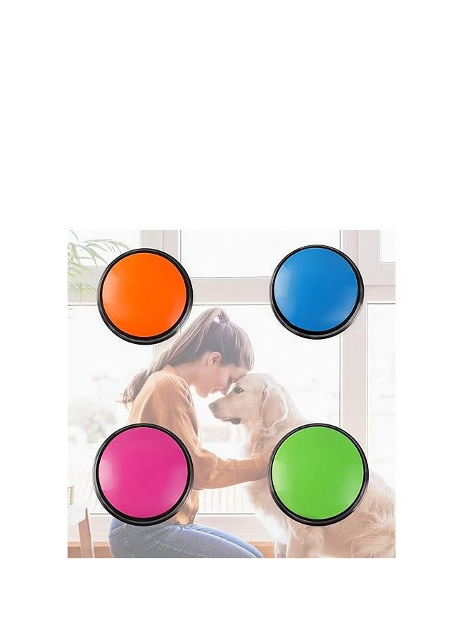 Voice Recording Button, Dog Buttons for Communication Pet Training Buzzer, 30 Second Record & Playback, Funny Gift for Study Office Home(A random one) - Image 4