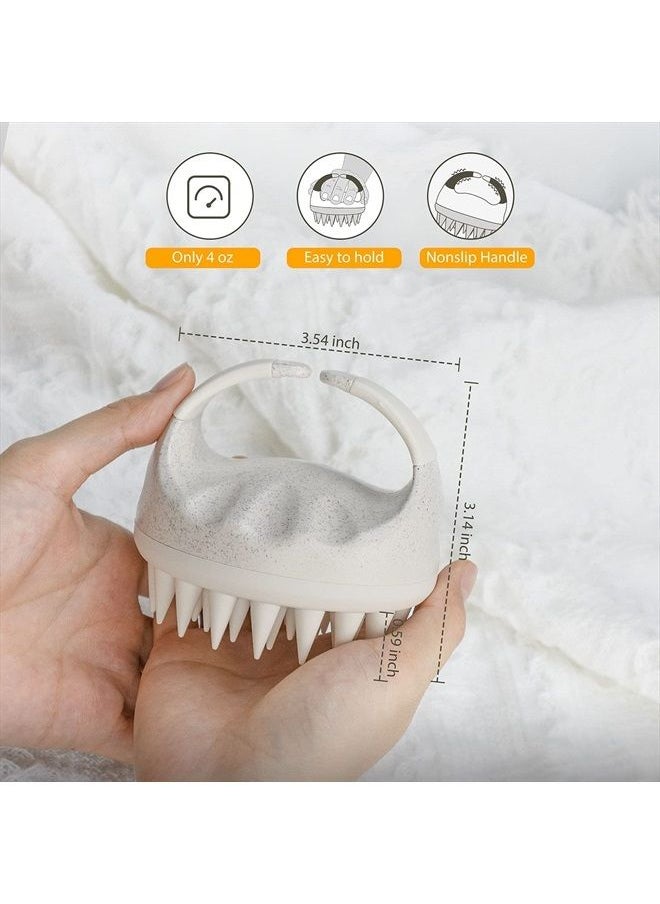 Sndyi Scalp Massager Shampoo Brush, Scalp Scrubber with Soft Silicone Bristles, Scalp Exfoliator for Dandruff Removal, Scalp Massager for Hair Growth, Wet Dry Hair Brush for Scalp Care  - Image 4