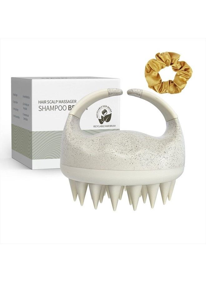 Sndyi Scalp Massager Shampoo Brush, Scalp Scrubber with Soft Silicone Bristles, Scalp Exfoliator for Dandruff Removal, Scalp Massager for Hair Growth, Wet Dry Hair Brush for Scalp Care  - Image 1