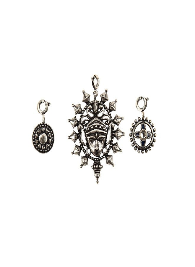 Voylla Divine Oxidized Charms Pendant with Bracelet - Image 4