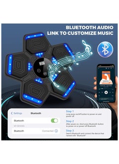 ASIV Smart Music Boxing Training Machine Bluetooth Compatible 5 Speed ​​Modes 12 Levels Volume Adjustment USB Charging Boxing Exercise Quick Reaction  - Image 2