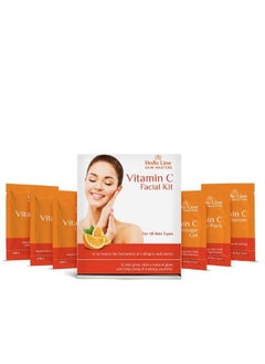 Vedicline Vitamin C Facial Kit With Aloe Vera Turmeric And Niacinamide For Glowing Skin 50Ml (Monodose Of 6 Sachet)  - Image 1