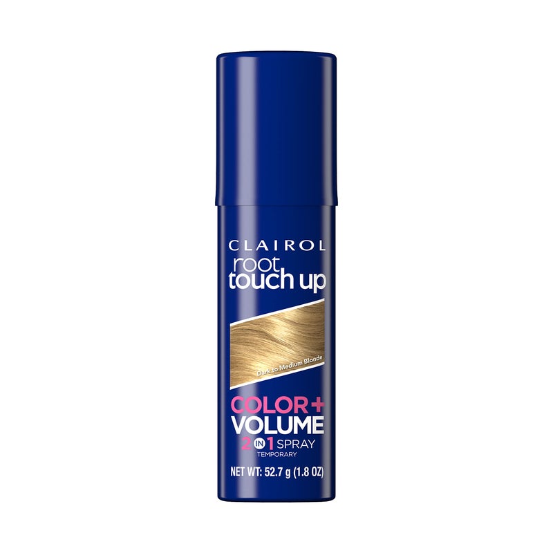 Clairol Root Touch-Up Color + Volume 2-in-1 Temporary Spray, Dark to Medium Blonde Hair Color, Pack of 1 - Image 1