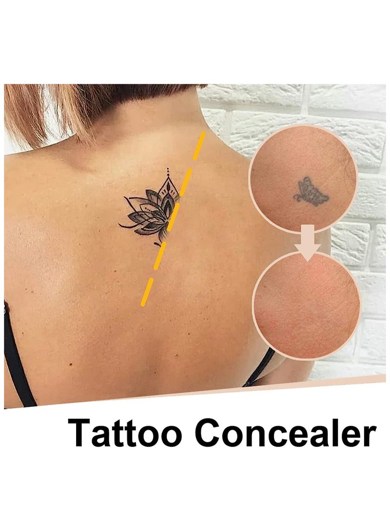 KASTWAVE Cover Up Makeup Waterproof, Concealer, Scar Cover Up Makeup Waterproof, Professional Skin Concealer Set for Dark Spots, Scars, Vitiligo, Body Makeup Cover - Image 4