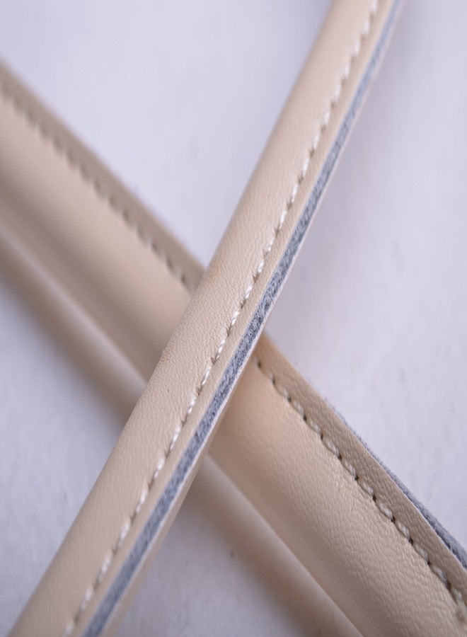 Wento Pair 23.6 Inches Purses Straps,cowhide Leather Purse Handles,genuine Leather Handles,cowhide Leather Purses Straps,soft Cow Leather Straps,purse Making Supplies (Beige) … - Image 4