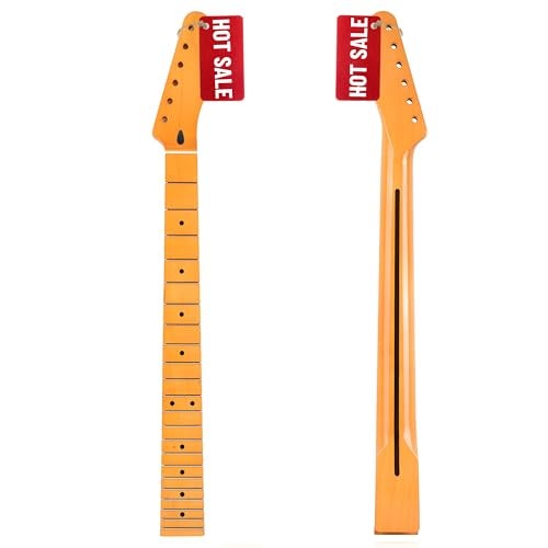 Amuic Tele Guitar Neck 22 Frets, 25.5'' Canadian Maple Electric Guitar Neck for TL Style Guitar Parts Replacement - Image 1