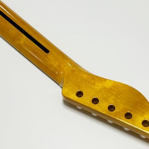 Amuic Tele Guitar Neck 22 Frets, 25.5'' Canadian Maple Electric Guitar Neck for TL Style Guitar Parts Replacement - Image 4