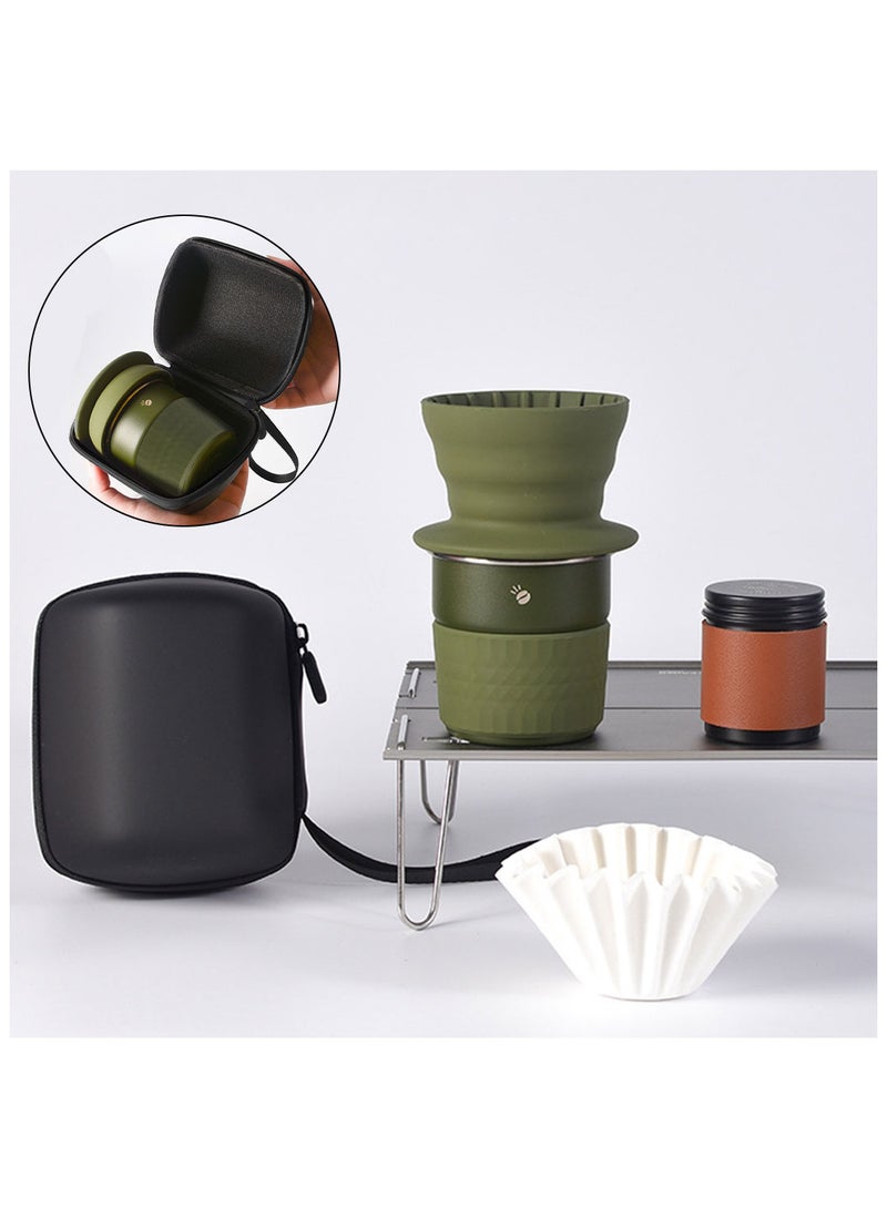 Coffee personal drip set foldable with bag  - Image 1