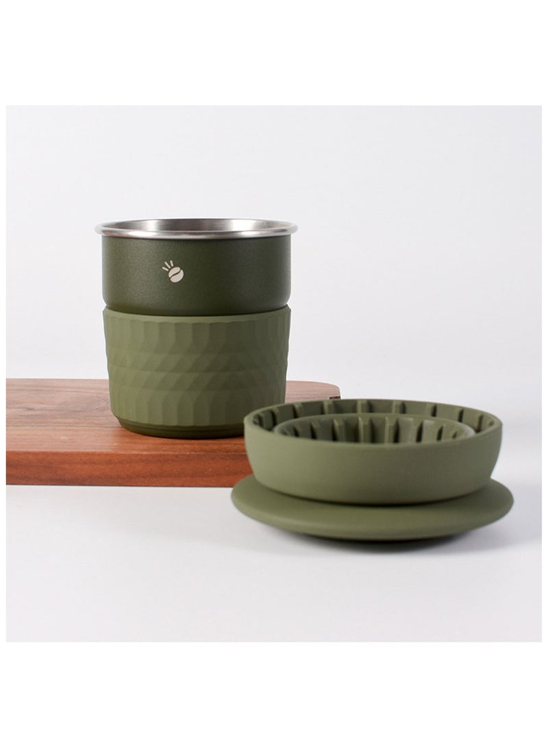Coffee personal drip set foldable with bag  - Image 2