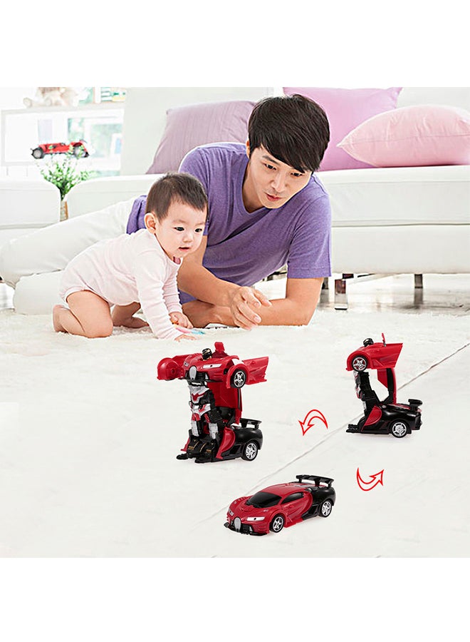 Transform Car Robot Remote Control Red - Image 3
