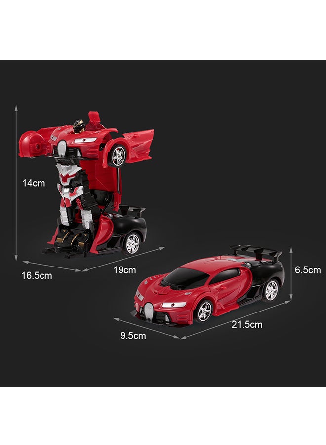 Transform Car Robot Remote Control Red - Image 2
