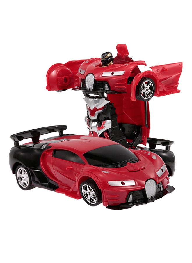 Transform Car Robot Remote Control Red - Image 1